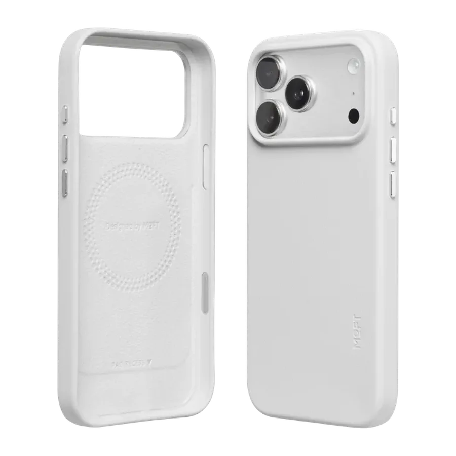 MOFT Apple iPhone 18 Pro Max/17 Pro Max Snap Movas Deri Magsafe Kapak - Beyaz - görsel 3