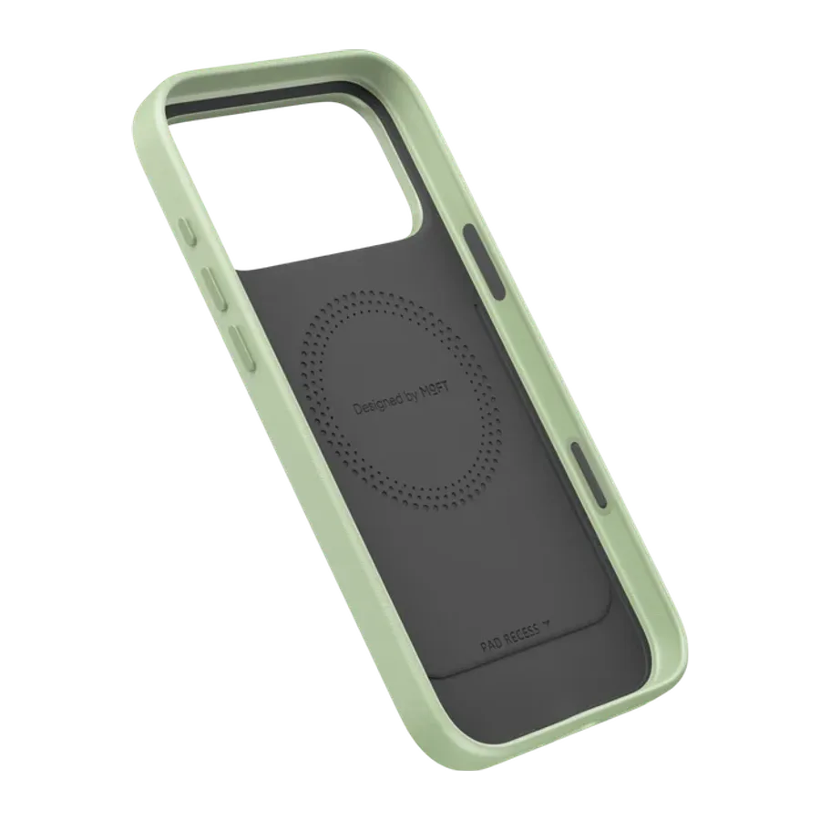 MOFT Apple iPhone 18 Pro Max/17 Pro Max Snap Movas Deri Magsafe Kapak - Su Yeşili - görsel 4