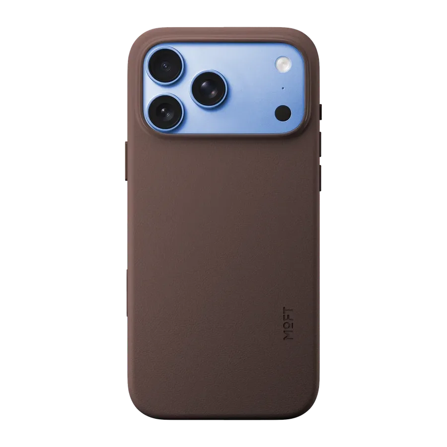 MOFT Apple iPhone 18 Pro Max/17 Pro Max Snap Movas Deri Magsafe Kapak - Çöl Titanyum — 1. görsel