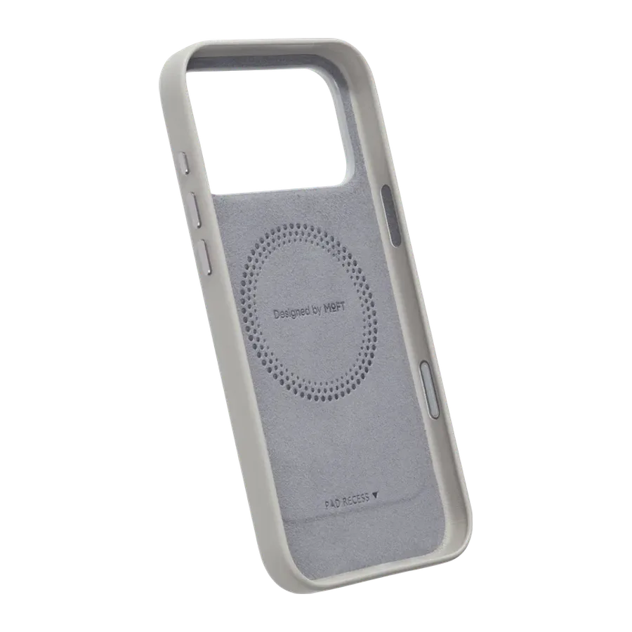 MOFT Apple iPhone 18 Pro Max/17 Pro Max Snap Movas Deri Magsafe Kapak - Koyu Gri - görsel 3
