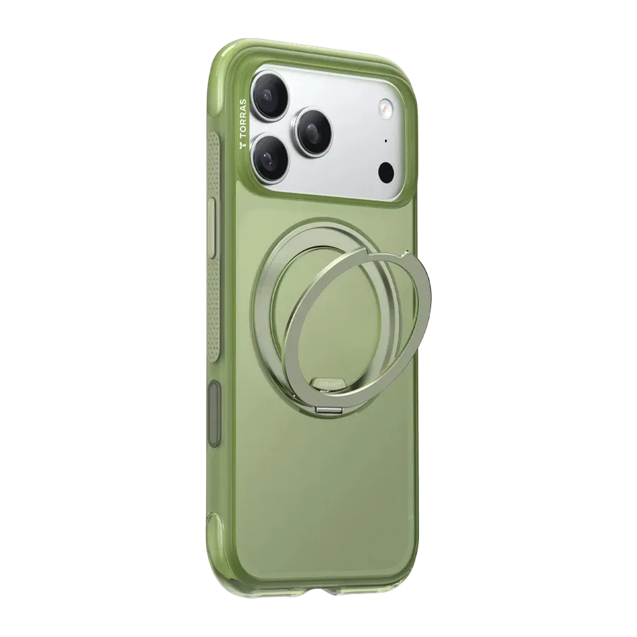 Torras Apple iPhone 17 Pro Max/18 Pro Max Ostand R Air Magsafe Kapak - Yeşil - görsel 2
