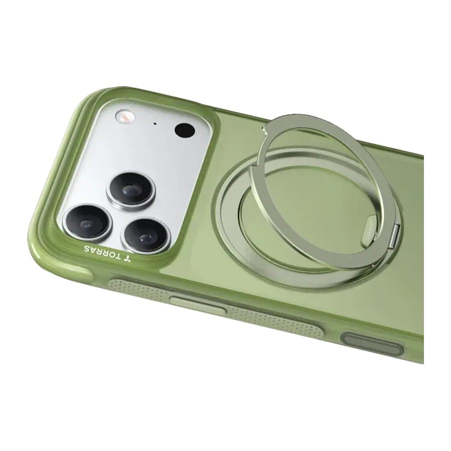 Torras Apple iPhone 17 Pro Max/18 Pro Max Ostand R Air Magsafe Kapak - Yeşil - görsel 3