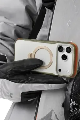 Torras Apple iPhone 18 Pro Max/17 Pro Max Ostand Q3 Air Pro Standlı Magsafe Kapak - Gravel Dust - görsel 4