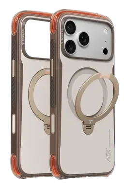 Torras Apple iPhone 18 Pro Max/17 Pro Max Ostand Q3 Air Pro Standlı Magsafe Kapak - Gravel Dust