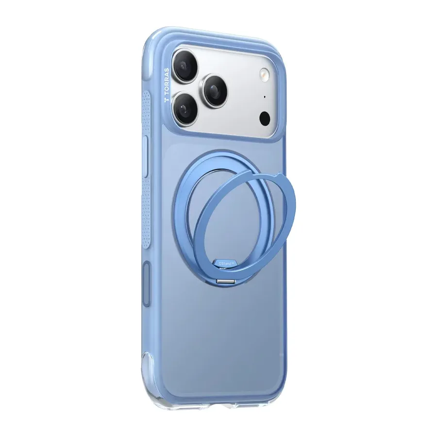 Torras Apple iPhone 17 Pro Max/18 Pro Max Ostand R Air Magsafe Kapak - Mavi - görsel 2