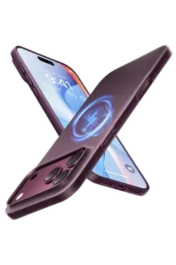Torras Apple iPhone 18 Pro Max/17 Pro Max OriginFit Magsafe Kılıf - Bordo - görsel 4