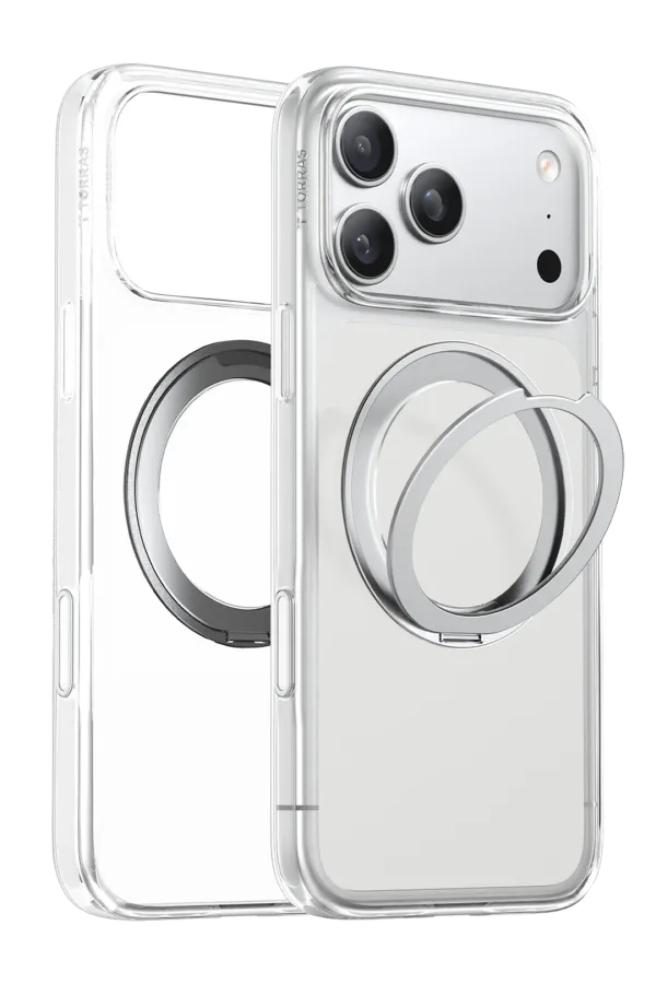 Torras Apple iPhone 18 Pro Max/17 Pro Max Ostand O1 Guardian Standlı Magsafe Kapak - Şeffaf