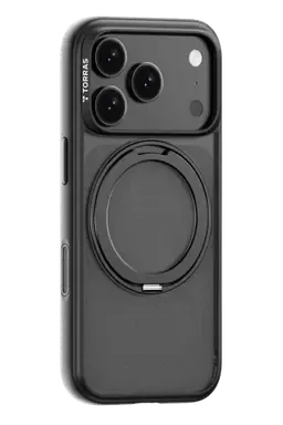 Torras Apple iPhone 18 Pro Max/17 Pro Max Ostand O1 Guardian Standlı Magsafe Kapak - Siyah - görsel 2