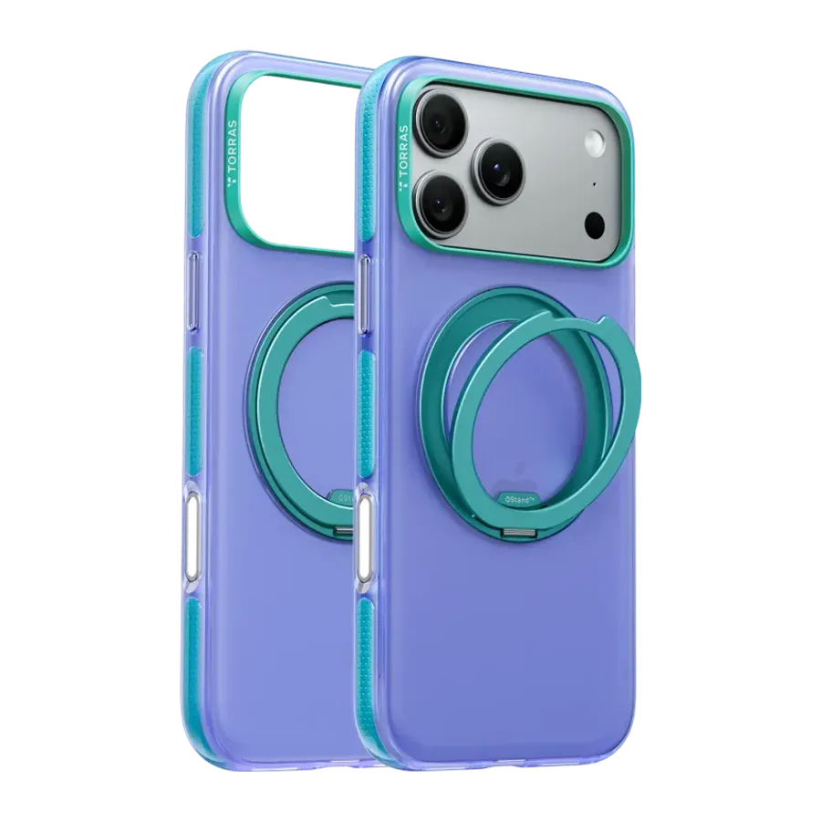 Torras Apple iPhone 18 Pro Max/17 Pro Max Ostand O3 Hue Standlı Magsafe Kapak - Mavi