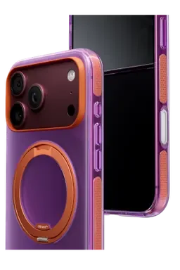 Torras Apple iPhone 18 Pro Max/17 Pro Max Ostand O3 Hue Standlı Magsafe Kapak - Pembe-Sarı - görsel 3