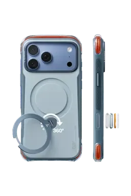 Torras Apple iPhone 18 Pro Max/17 Pro Max Ostand Q3 Air Pro Standlı Magsafe Kapak - Açık Mavi - görsel 3