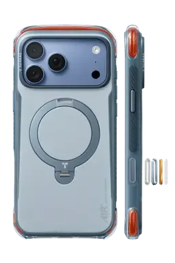 Torras Apple iPhone 18 Pro Max/17 Pro Max Ostand Q3 Air Pro Standlı Magsafe Kapak - Açık Mavi - görsel 2