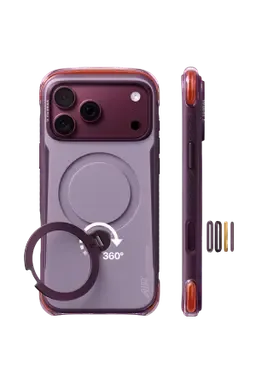 Torras Apple iPhone 18 Pro Max/17 Pro Max Ostand Q3 Air Pro Standlı Magsafe Kapak - Bordo - görsel 3