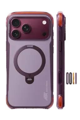 Torras Apple iPhone 18 Pro Max/17 Pro Max Ostand Q3 Air Pro Standlı Magsafe Kapak - Bordo - görsel 2