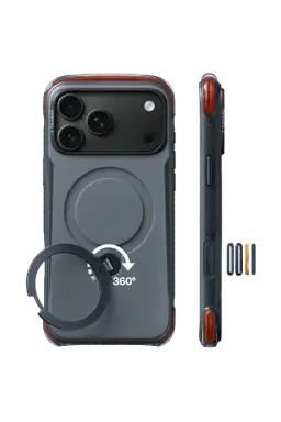 Torras Apple iPhone 18 Pro Max/17 Pro Max Ostand Q3 Air Pro Standlı Magsafe Kapak - Siyah - görsel 3