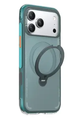 Torras Apple iPhone 18 Pro Max/17 Pro Max Ostand Q3 Air Standlı Magsafe Kapak - Yeşil - görsel 2