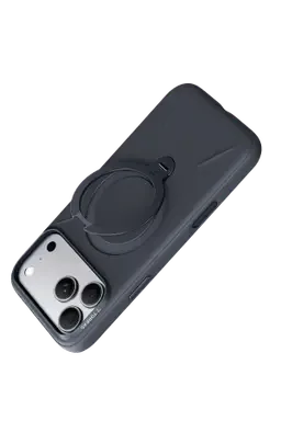 Torras Apple iPhone 18 Pro Max/17 Pro Max Ostand Q3 Silicone Standlı Magsafe Kapak - Siyah - görsel 3