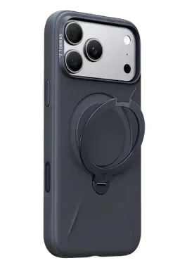 Torras Apple iPhone 18 Pro Max/17 Pro Max Ostand Q3 Silicone Standlı Magsafe Kapak - Siyah - görsel 2