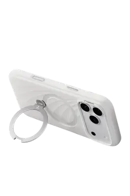 Torras Apple iPhone 18 Pro Max/17 Pro Max Ostand Q3 Silicone Standlı Magsafe Kapak - Beyaz - görsel 5