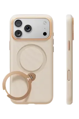 Torras Apple iPhone 18 Pro Max/17 Pro Max Ostand Q3 Silicone Wind Standlı Magsafe Kapak - Turuncu - görsel 2