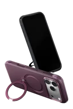 Torras Apple iPhone 18 Pro Max/17 Pro Max Q3 Air Essential Standlı Magsafe Kapak - Bordo - görsel 5