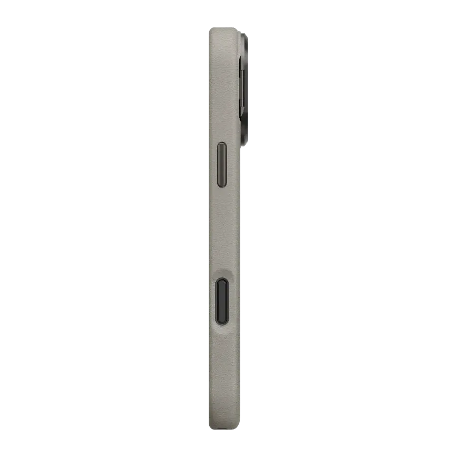 Uniq Apple iPhone 17 Pro Max/18 Pro Max Heldro Pro Magsafe Standlı Deri Kapak - Gri - görsel 4
