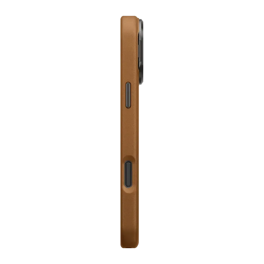 Uniq Apple iPhone 17 Pro Max/18 Pro Max Heldro Pro Magsafe Standlı Deri Kapak - Karamel - görsel 4