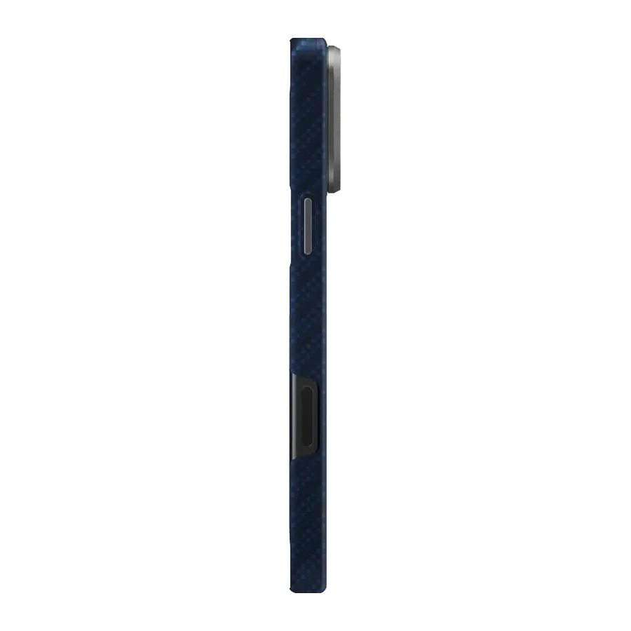 Uniq Apple iPhone 18 Pro Max/17 Pro Max Keva Edge Slim Aramid Magsafe Kapak - Lacivert - görsel 4