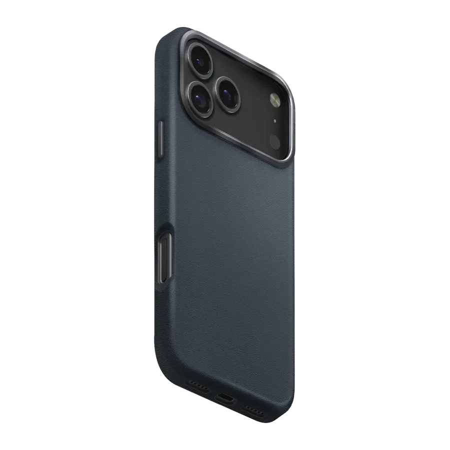 Uniq Apple iPhone 18 Pro Max/17 Pro Max Lyden Magsafe Deri Kapak - Mavi - görsel 2