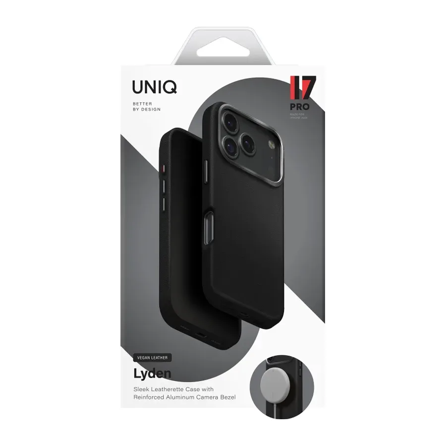 Uniq Apple iPhone 18 Pro Max/17 Pro Max Lyden Magsafe Deri Kapak - Mavi - görsel 4