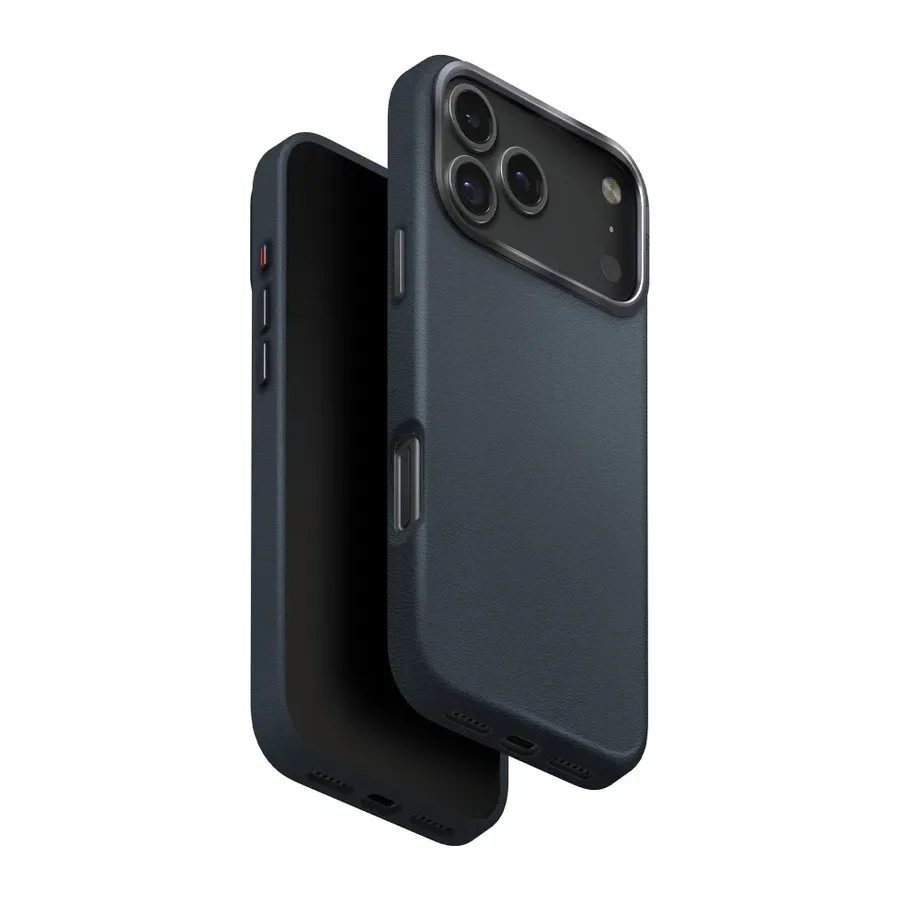 Uniq Apple iPhone 18 Pro Max/17 Pro Max Lyden Magsafe Deri Kapak - Mavi — 1. görsel