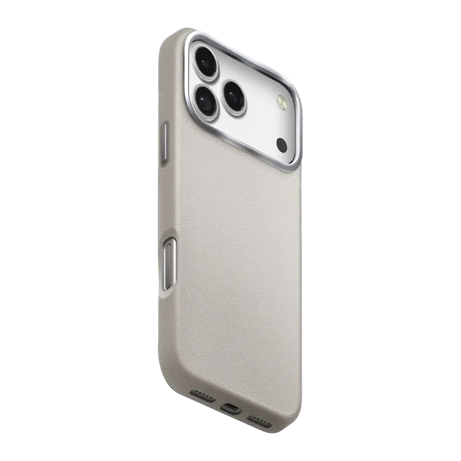 Uniq Apple iPhone 18 Pro Max/17 Pro Max Lyden Magsafe Deri Kapak - Gri - görsel 3