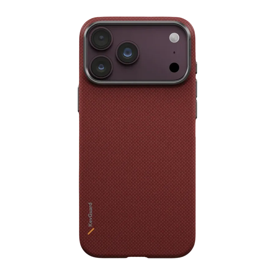 Uniq Apple iPhone 18 Pro Max/17 Pro Max Keva Edge Slim Aramid Magsafe Kapak - Bordo - görsel 2