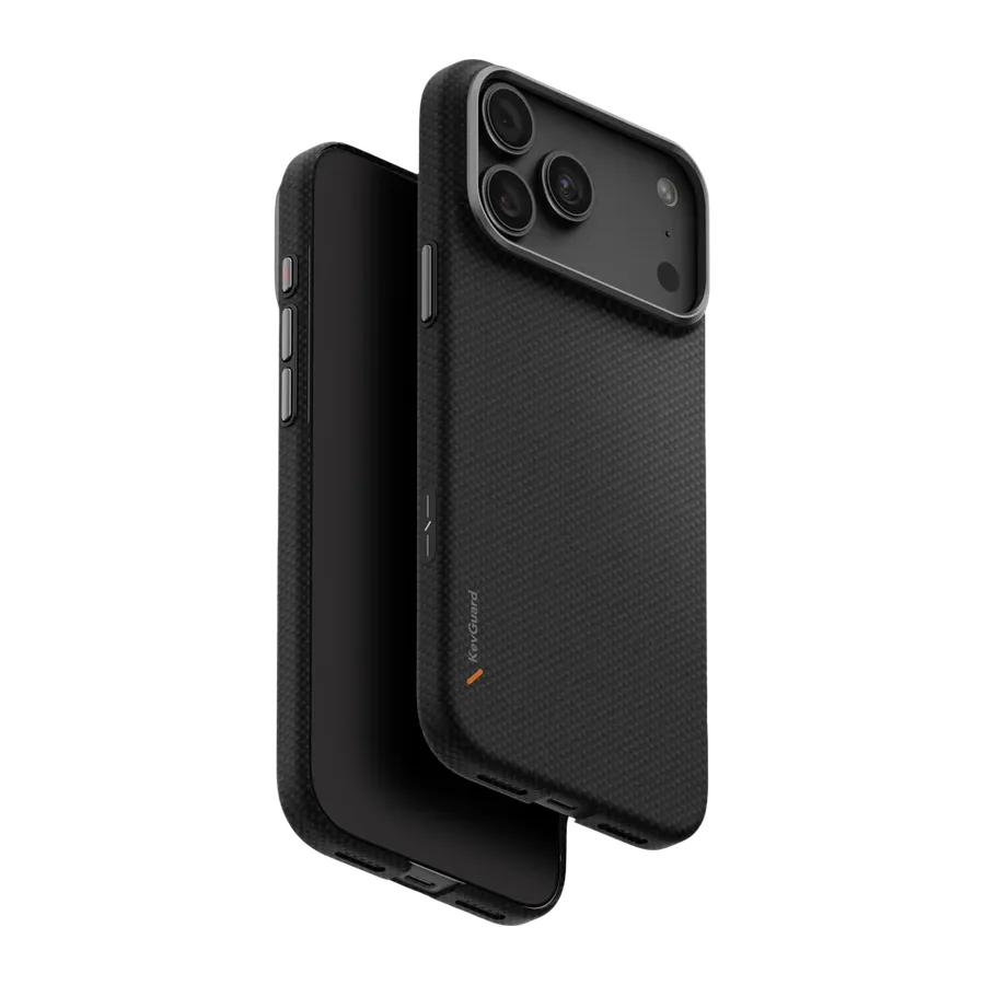 Uniq Apple iPhone 18 Pro Max/17 Pro Max Keva Edge Slim Aramid Magsafe Kapak - Siyah — 1. görsel