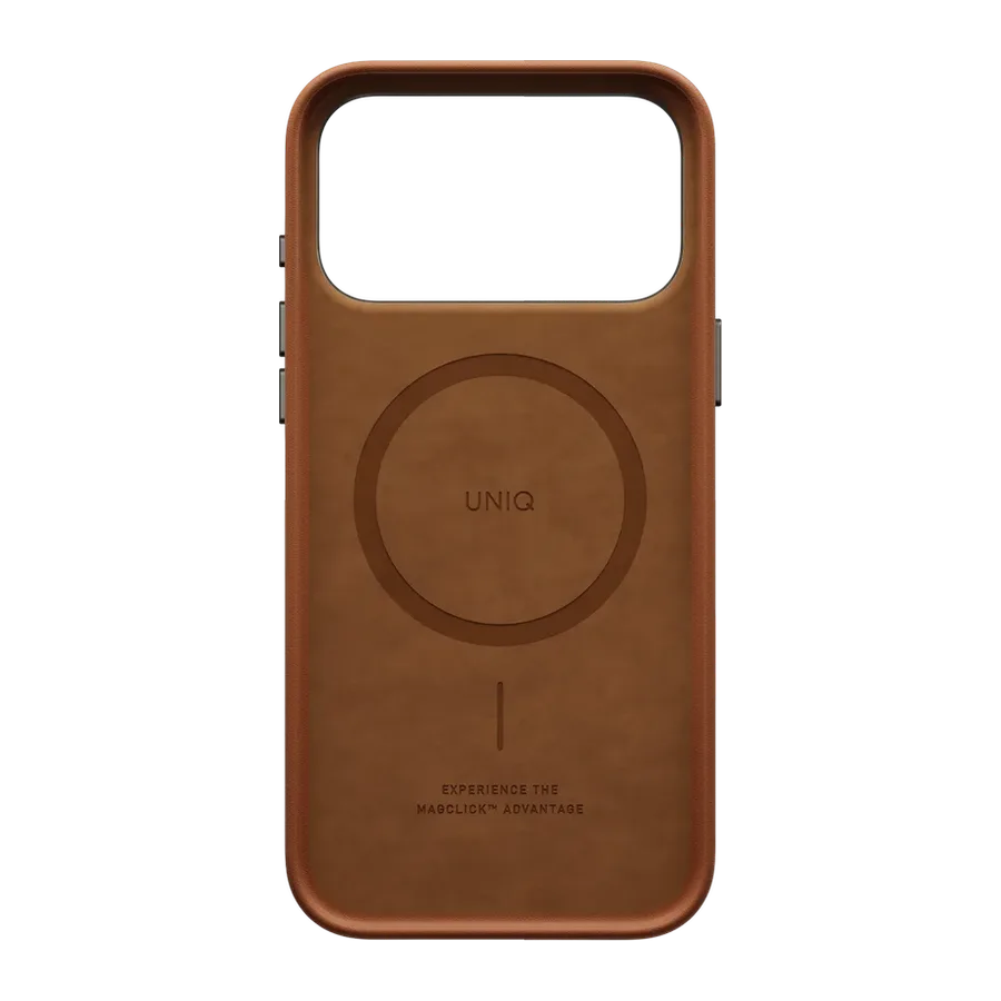 Uniq Apple iPhone 18 Pro Max/17 Pro Max Lyden Magsafe Deri Kapak - Karamel - görsel 4
