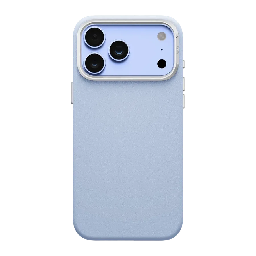 Uniq Apple iPhone 18 Pro Max/17 Pro Max Lyden Magsafe Deri Kapak - Açık Mavi - görsel 2