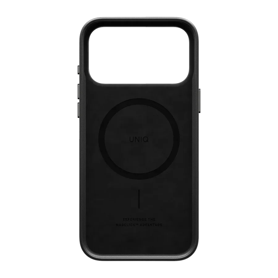 Uniq Apple iPhone 18 Pro Max/17 Pro Max Lyden Magsafe Deri Kapak - Siyah - görsel 4