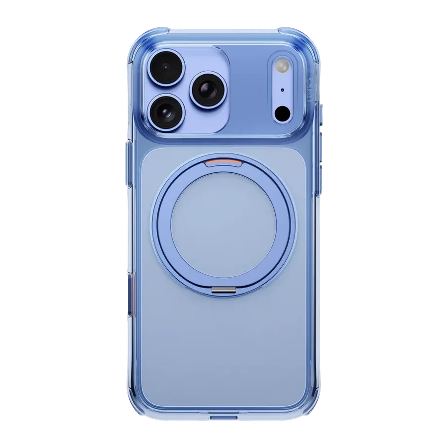 Uniq Apple iPhone 18 Pro Max/17 Pro Max Swivix Rotating Kickstand Kapak - Açık Mavi - görsel 2