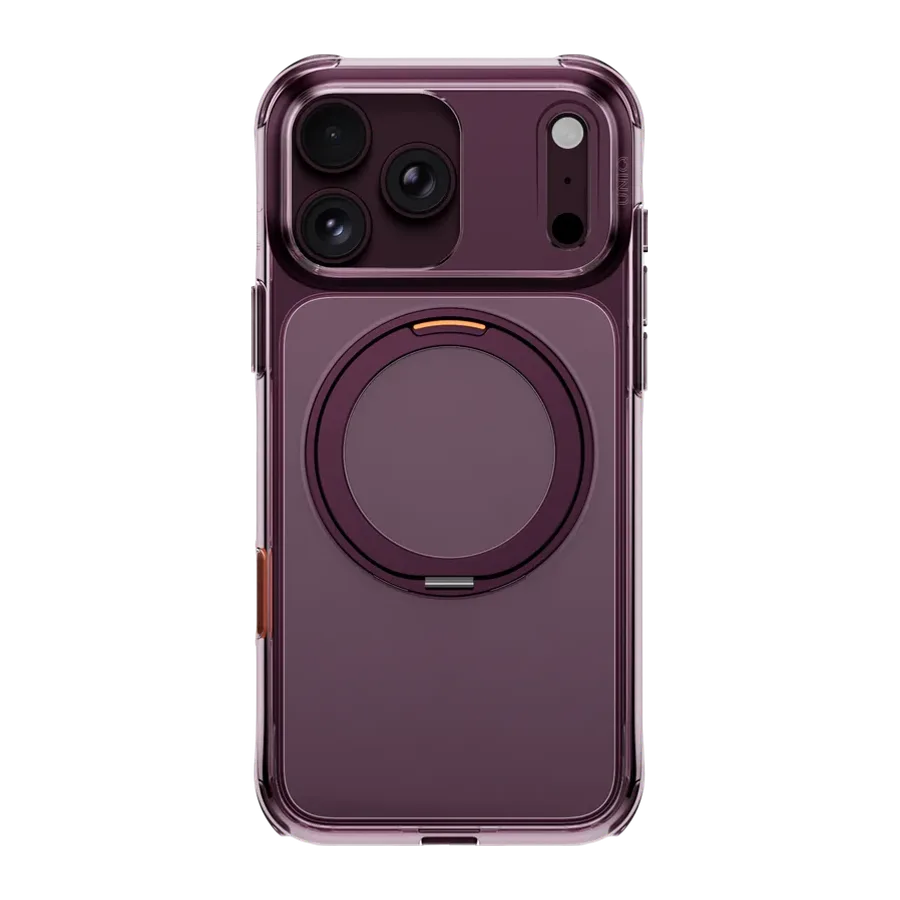 Uniq Apple iPhone 18 Pro Max/17 Pro Max Swivix Rotating Kickstand Kapak - Bordo - görsel 2