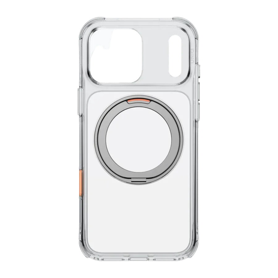 Uniq Apple iPhone 18 Pro Max/17 Pro Max Swivix Rotating Kickstand Kapak - Şeffaf - görsel 2