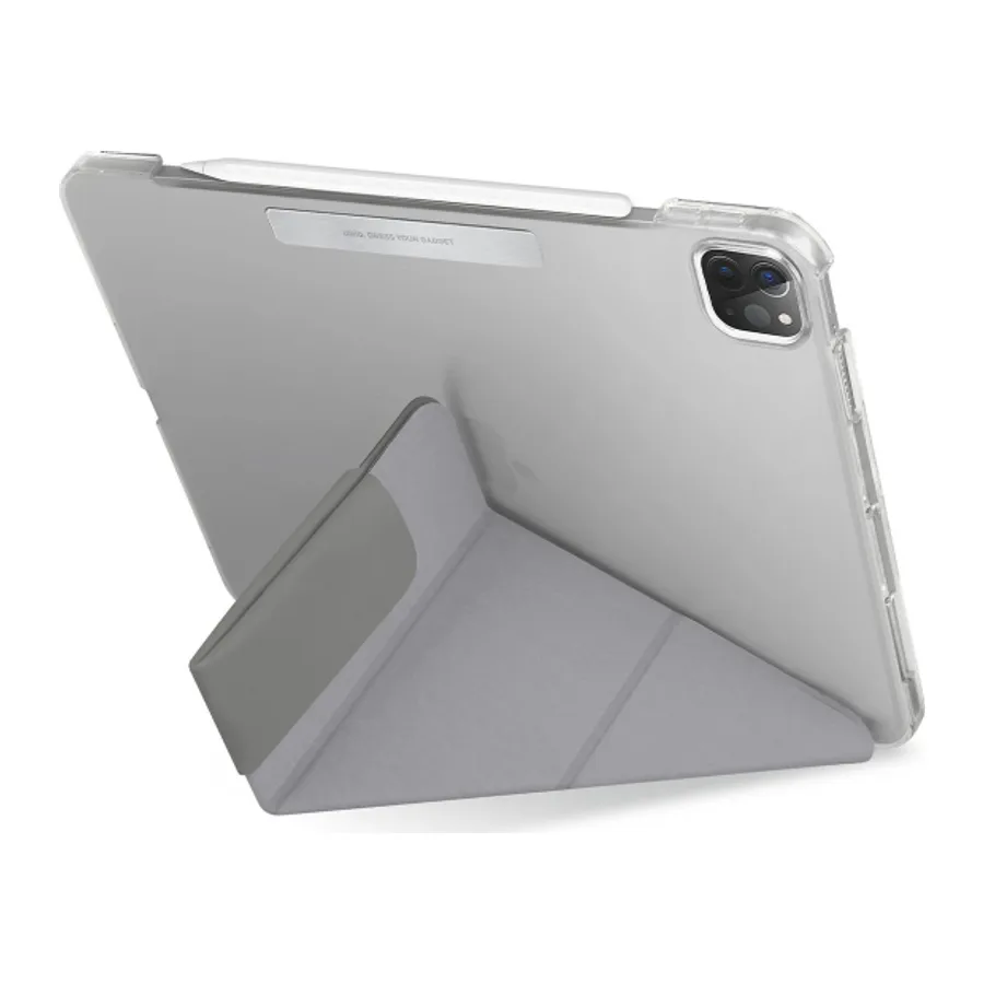 Uniq Apple iPad Pro 11 (2022) Camden Katlanabilir Tablet Kapak - Gri - görsel 3