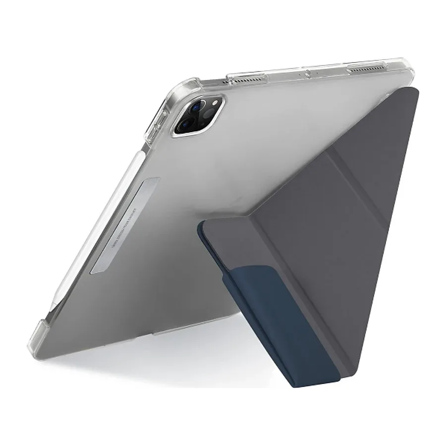 Uniq Apple iPad Pro 11 (2022) Camden Katlanabilir Tablet Kapak - Mavi - görsel 2