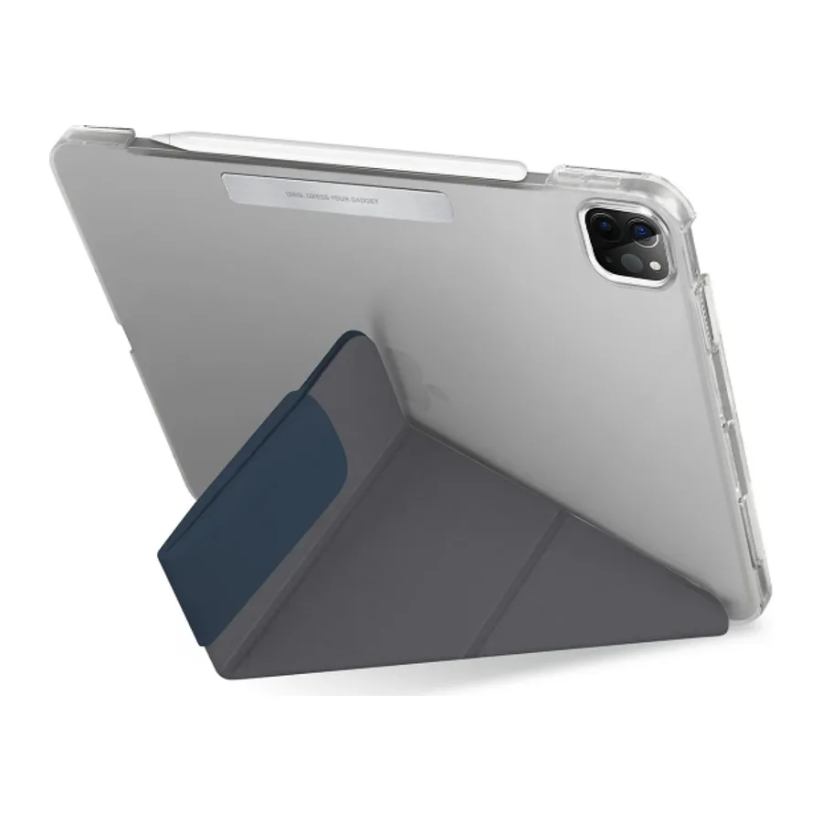 Uniq Apple iPad Pro 11 (2022) Camden Katlanabilir Tablet Kapak - Mavi - görsel 3