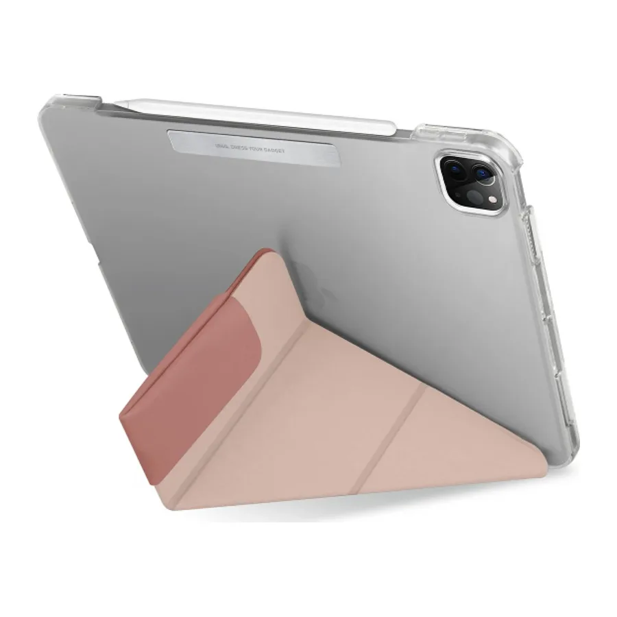 Uniq Apple iPad Pro 11 (2022) Camden Katlanabilir Tablet Kapak - Pembe - görsel 3