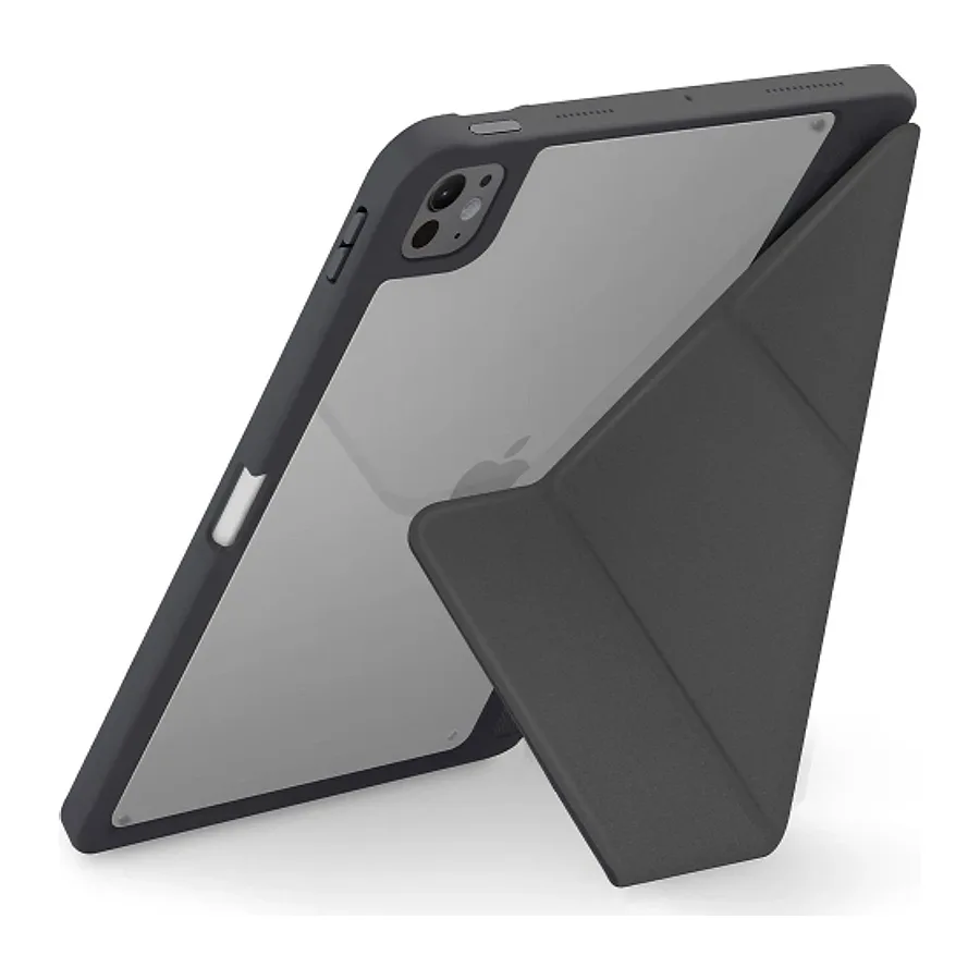 Uniq Apple iPad Pro 11 (2022) Moven Standlı Tablet Kapak - Gri - görsel 2