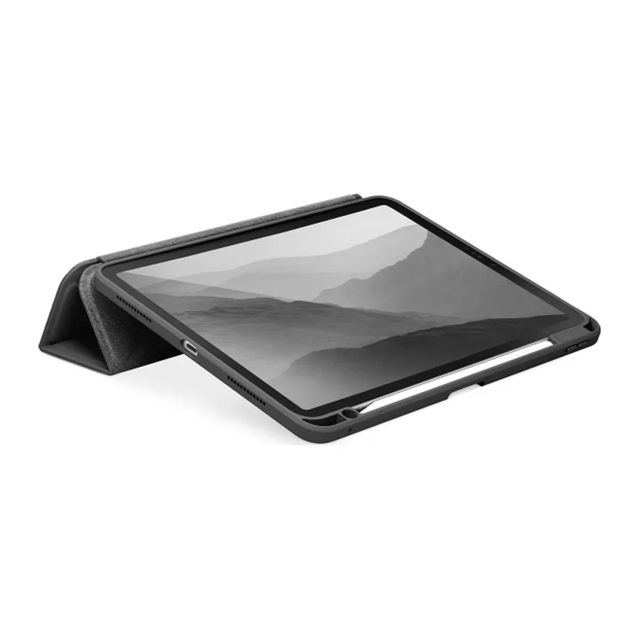 Uniq Apple iPad Pro 11 (2022) Moven Standlı Tablet Kapak - Gri - görsel 3