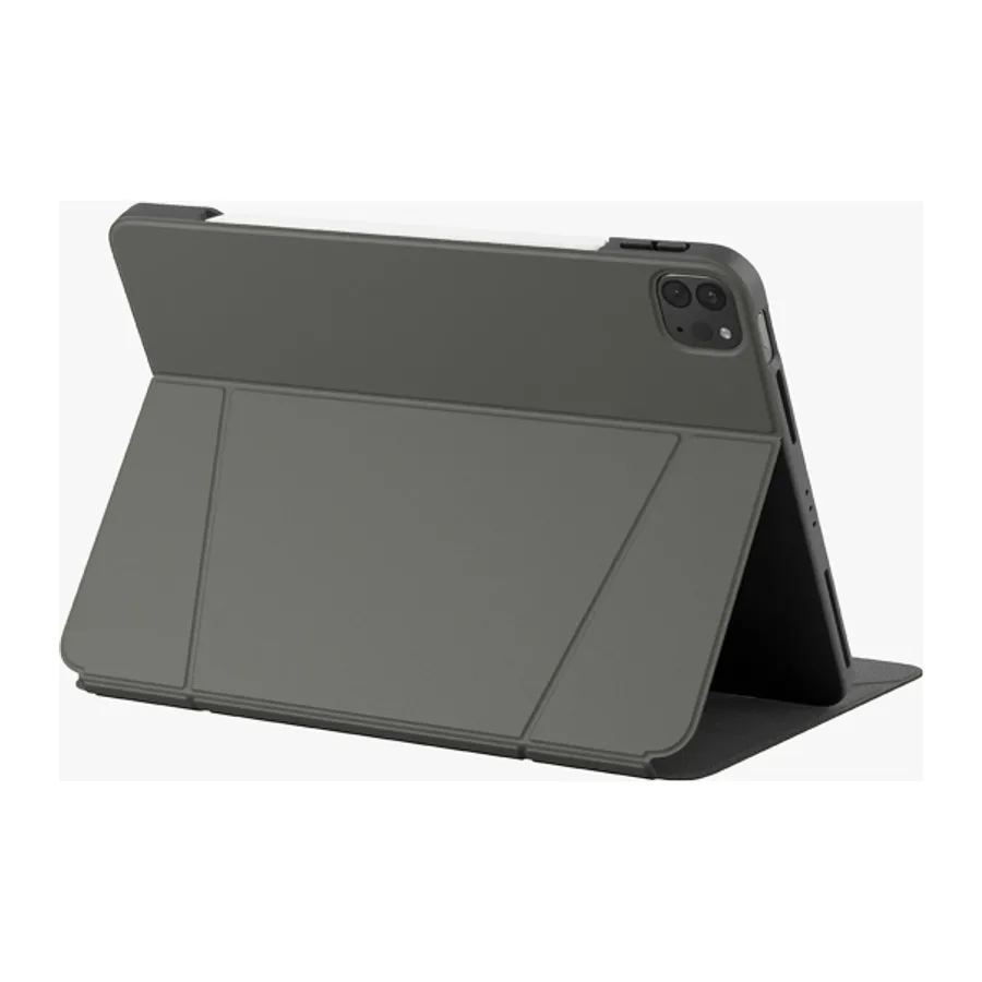 Uniq Apple iPad Pro 11 (2022) Ryze Standlı Katlanabilir Tablet Kapak - Yeşil - görsel 3