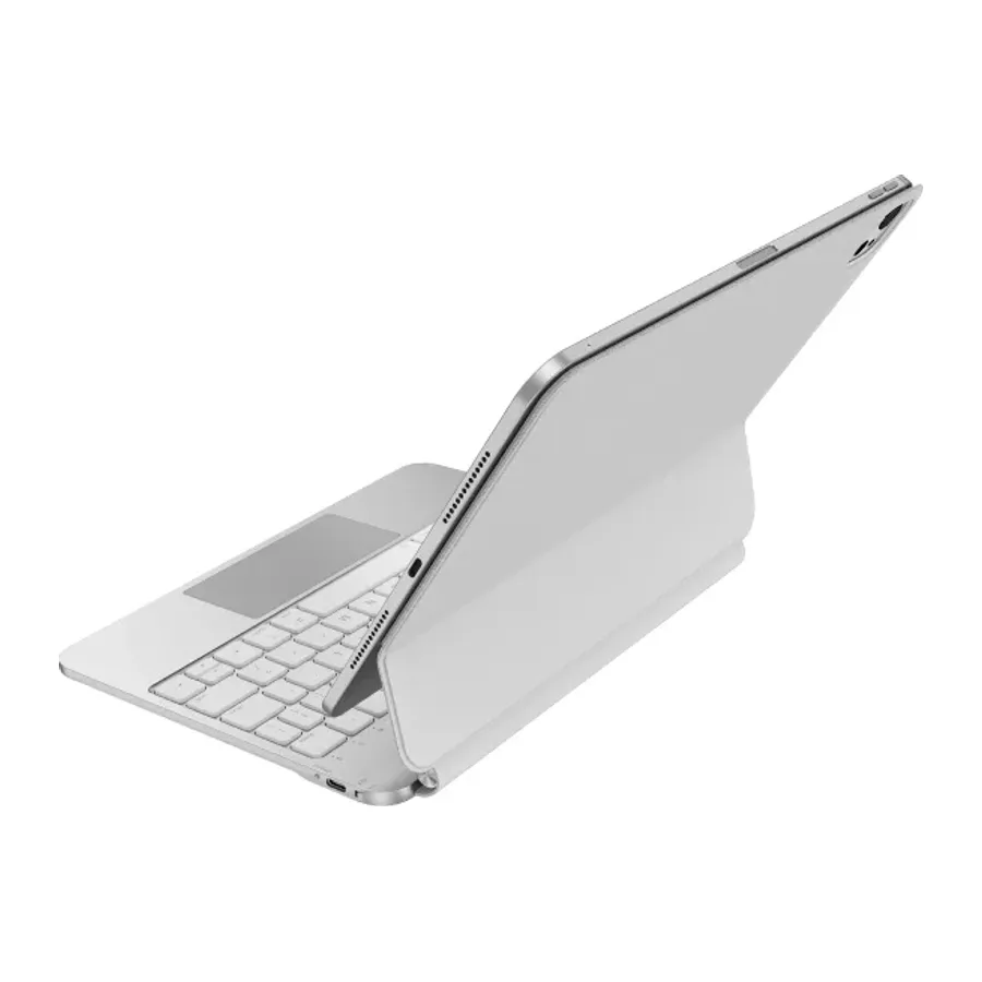 Uniq Apple iPad Pro 11 (2022) Venno Pro Manyetik Klavyeli Tablet Kılıfı - Beyaz - görsel 2