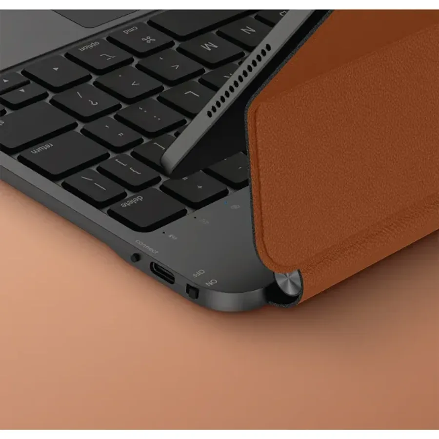 Uniq Apple iPad Pro 11 (2022) Venno Pro Manyetik Klavyeli Tablet Kılıfı - Çöl Titanyum - görsel 4