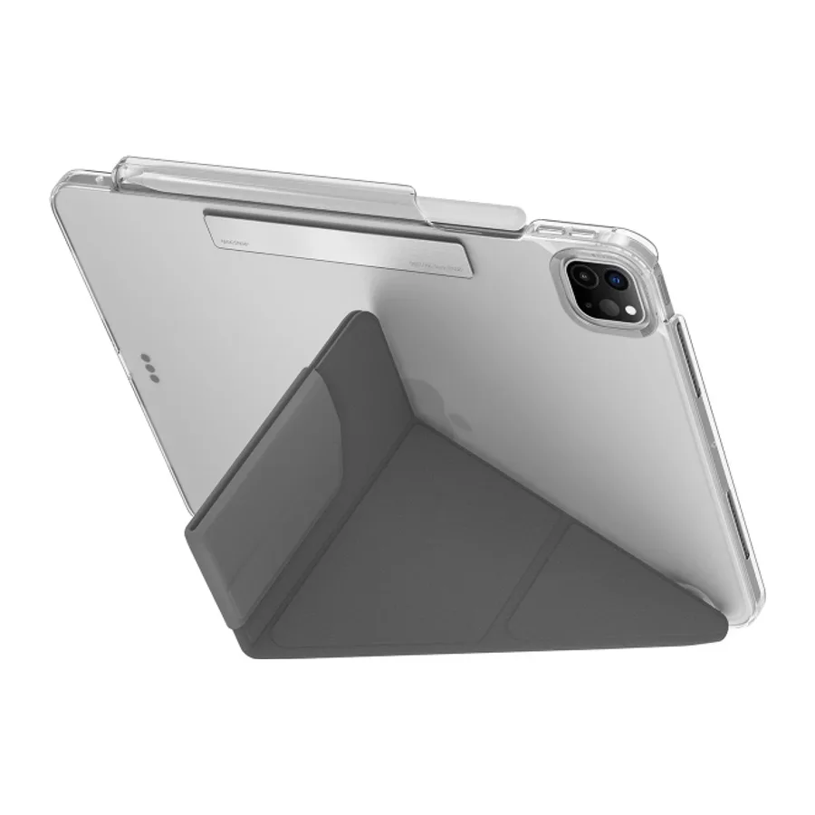 Uniq Apple iPad Pro 11 (2024) Camden Katlanabilir Tablet Kapak - Koyu Gri - görsel 3
